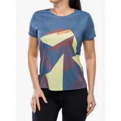 Koszulka wspinaczkowa damska La Sportiva Comp T-Shirt. Niebieskie koszulki sportowe damskie La Sportiva, bez wzorów, bez ramiączek. Za 203.99 zł.