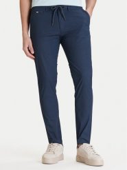 Jack & Jones Chinosy Marco 12293491 Granatowy Slim Fit. Niebieskie eleganckie spodnie męskie Jack & Jones, bez wzorów, z bawełny. Za 189.99 zł.