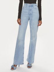 Calvin Klein Jeans Jeansy Authentic J20J222752 Niebieski Bootcut Fit. Niebieskie jeansy damskie Calvin Klein Jeans, bez wzorów, z bawełny. Za 299.99 zł.