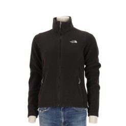 Second life - The North Face bluza polar damska - Stan bardzo dobry. Czarne bluzy damskie The North Face, l, bez wzorów, z materiału, eleganckie, bez ramiączek, bez kaptura. Za 170.36 zł.