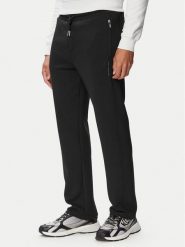 KARL LAGERFELD Spodnie dresowe 705007 563902 Czarny Regular Fit. Czarne spodnie sportowe męskie KARL LAGERFELD, m, bez wzorów, z dresówki. Za 619.99 zł.
