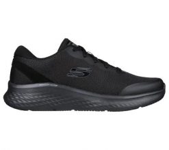 Skechers 232591/BBK Skech-lite Pro Męskie Trampki Niskie. Czarne trampki męskie Skechers, bez wzorów, z materiału, klasyczne, bez zapięcia. Za 289.99 zł.