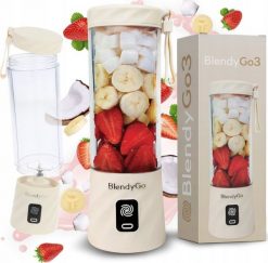 Blender kielichowy BlendyGo 3 beżowy. Brązowe blendery BlendyGo. Za 413.99 zł.