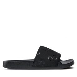 Klapki Ted Baker. Czarne klapki damskie Ted Baker, bez wzorów, bez obcasa, bez zapięcia. Za 139.99 zł.