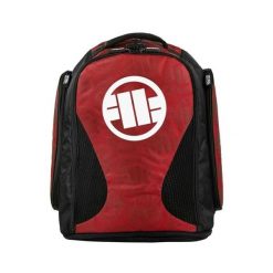 Plecak treningowy średni New Logo sportowy rozkładany plecak. Czarne plecaki męskie PITBULL, bez wzorów, sportowe. Za 189.99 zł.
