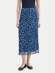 Tom Tailor Denim Spódnica midi 1045502 Niebieski Regular Fit. Niebieskie spódnice damskie TOM TAILOR DENIM, m, bez wzorów, z denimu, midi. Za 139.99 zł.