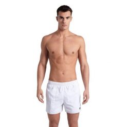 Szorty męskie kąpielówki spodenki kąpielowe na basen plażę Arena Bywayx. Białe kąpielówki męskie ARENA, m, bez wzorów. Za 89.99 zł.