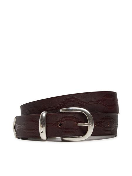 Guess Pasek Męski M4BZ32 L0VH0 Brązowy. Brązowe paski męskie Guess, ze skóry. Za 219.99 zł.