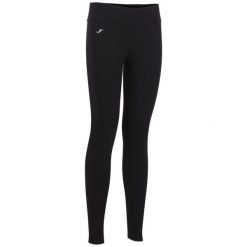 Legginsy do biegania damskie Joma Street Long Tights. Czarne legginsy damskie Joma, bez wzorów. Za 66.99 zł.