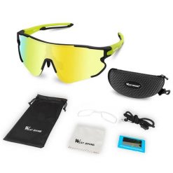 Polaryzacyjne okulary przeciwsłoneczne UV400 do sportu. Zielone okulary przeciwsłoneczne damskie WEST BIKING. Za 107.60 zł.