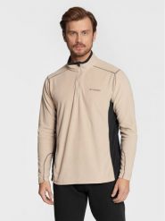 Columbia Polar Klamath Range 1352472 Beżowy Regular Fit. Brązowe bluzy sportowe męskie Columbia, l, bez wzorów, z polaru, bez kaptura. Za 129.99 zł.