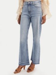 BOSS Jeansy Soft Kick 50552430 Niebieski Flare Fit. Niebieskie jeansy damskie Boss, bez wzorów, z bawełny. Za 599.99 zł.