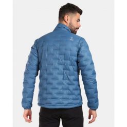 Kurtka puchowa Kilpi Papilon. Niebieskie kurtki męskie Kilpi, l, bez wzorów, z nylonu, sportowe, bez kaptura. Za 731.89 zł.