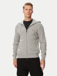 Napapijri Bluza Balis Fzh NP0A4HHV Szary Regular Fit. Szare bluzy męskie Napapijri, l, bez wzorów, z bawełny, bez ramiączek, bez kaptura. Za 422.99 zł.