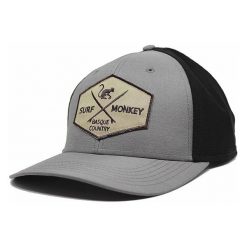 Czapka sportowa - Dry-Tech - Wodoodporna / Dorośli (Szary). Szare czapki damskie SURF MONKEY, bez wzorów, sportowe. Za 179.95 zł.