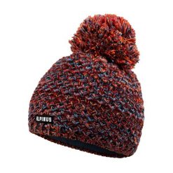 Czapka trekkingowa damska Alpinus Sompion. Czerwone czapki damskie Alpinus, na zimę, z aplikacjami, z dzianiny, eleganckie. Za 99.00 zł.
