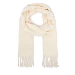 Szalik LAUREN RALPH LAUREN. Białe szaliki damskie Lauren Ralph Lauren, bez wzorów. Za 689.99 zł.