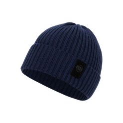Czapka męska Pitbull zimowa Velcro Logo. Niebieskie czapki męskie PITBULL, na jesień, bez wzorów. Za 59.00 zł.