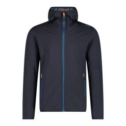 Hybrydowa kurtka z kapturem CMP. Brązowe kurtki męskie CMP, bez wzorów, z puchu, sportowe, z kapturem. Za 308.00 zł.