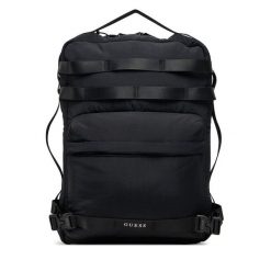Plecak Guess. Czarne plecaki męskie Guess, z aplikacjami, sportowe. Za 339.99 zł.