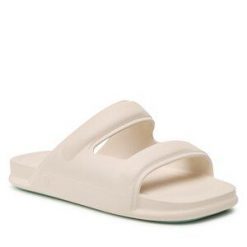 Klapki Melissa. Brązowe klapki damskie Melissa, bez wzorów, bez obcasa, bez zapięcia. Za 239.99 zł.