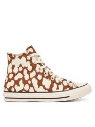 Converse Trampki Chuck Taylor All Star Cow Print A17924C Brązowy. Brązowe trampki i tenisówki damskie Converse, bez wzorów, z materiału, bez zapięcia. Za 349.99 zł.