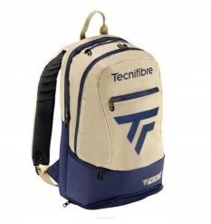Plecak tenisowy Tecnifibre Tour Endurance beżowy. Brązowe plecaki męskie TECNIFIBRE, bez wzorów, z nylonu. Za 329.99 zł.