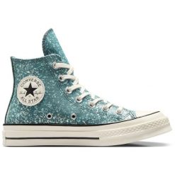 Buty sportowe Converse Chuck 70. Niebieskie buty sportowe męskie Converse, bez wzorów, bez zapięcia, na fitness i siłownię. Za 590.00 zł.