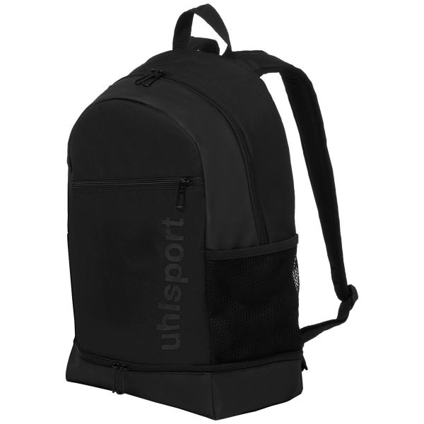 Plecak Uhlsport Essential W.BOOT.COMPARTM. Czarne plecaki męskie Uhlsport, bez wzorów, z materiału, eleganckie. Za 168.30 zł.