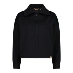 Kurtka damska z zamkiem z przodu CMP. Czarne kurtki sportowe damskie CMP, bez wzorów, bez ramiączek, bez kaptura, trekkingowe. Za 323.50 zł.