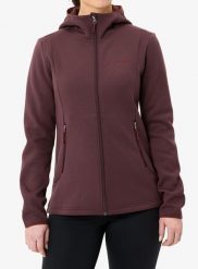 Bluza z kapturem damska Vaude Idris Fleece Hoody. Czerwone bluzy damskie Vaude, l, bez wzorów, z materiału, eleganckie, bez ramiączek, z kapturem. Za 362.99 zł.