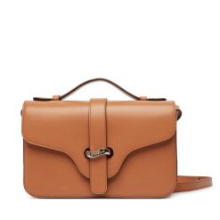 Torebka Emporio Armani. Brązowe listonoszki damskie Emporio Armani, bez wzorów, bez dodatków. Za 2,219.00 zł.