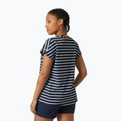 Koszulka damska Helly Hansen Thalia Summer Top. Niebieskie koszulki sportowe damskie Helly Hansen, bez wzorów, bez ramiączek. Za 221.00 zł.
