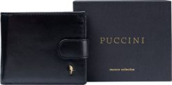 Puccini Puccini portfel męski skórzany MU 6225/1 MU6225 1. Portfele męskie Puccini, bez wzorów. Za 99.00 zł.