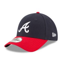 Czapka z daszkiem New Era MLB Atlanta Braves. Czarne czapki damskie New Era, bez wzorów, sportowe. Za 177.00 zł.