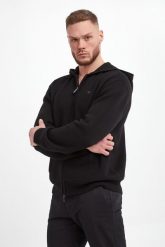 Sweter z kapturem męski EMPORIO ARMAN. Swetry męskie Emporio Armani, m, bez wzorów, bez kołnierzyka, bez ramiączek. W wyprzedaży za 1,359.20 zł.