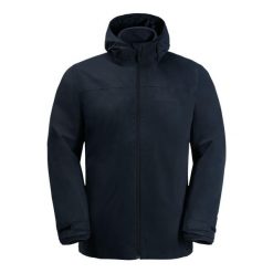 Kurtka 3w1 męska Jack Wolfskin Taubenberg. Niebieskie kurtki sportowe męskie Jack Wolfskin, na jesień, l, bez wzorów, z materiału, bez kaptura. Za 824.70 zł.