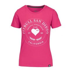 Koszulka damskie Pitbull Heartie. Czerwone koszulki sportowe damskie PITBULL, m, bez wzorów, bez ramiączek. Za 69.99 zł.