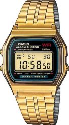 Zegarek Casio Zegarek Unisex Casio VINTAGE ICONIC - Gold Złoty ( 33 mm) ( 34 mm). Żółte zegarki damskie Casio, bez wzorów, złote. Za 229.46 zł.