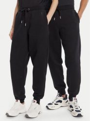 AMI Paris Spodnie dresowe UTR240.747 Czarny Regular Fit. Czarne spodnie sportowe męskie AMI PARIS, m, bez wzorów, z bawełny. Za 1,059.00 zł.