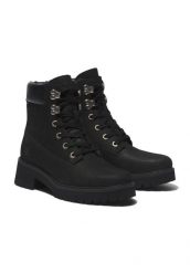 Trapery damskie, Timberland Carnaby Cool 6 In Boot. Czarne trapery damskie Timberland, z materiału, bez zapięcia. Za 820.30 zł.