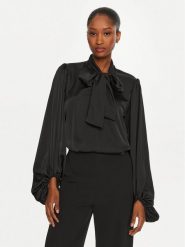 Rinascimento Bluzka CFC0121009003 Czarny Regular Fit. Czarne bluzki damskie Rinascimento, xl, bez wzorów, z syntetyku, bez kołnierzyka, bez ramiączek. Za 319.99 zł.