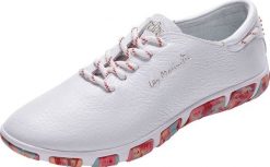 Asics TBS Buty damskie Jazaru Extra Blanc + Corail, białe, r. 38 (J7I97). Białe obuwie sportowe damskie Asics, bez wzorów, bez zapięcia. Za 379.10 zł.