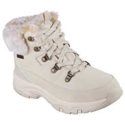 Tenisówki Skechers Model Trego - Snow Worries Kolor Biały. Brązowe trampki i tenisówki damskie Skechers, bez wzorów, bez zapięcia. W wyprzedaży za 408.05 zł.