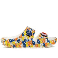 Klapki damskie Crocs MARIMEKKKO CLASIC SANDAL. Klapki damskie Crocs, na lato, bez wzorów, z jeansu, wakacyjne, bez obcasa, bez zapięcia. Za 179.00 zł.