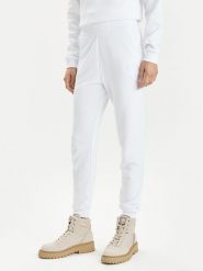 Armani Exchange Spodnie dresowe 3DYP82 YJFDZ 1000 Biały Regular Fit. Białe spodnie dresowe damskie Armani Exchange, bez wzorów, z bawełny. Za 389.99 zł.