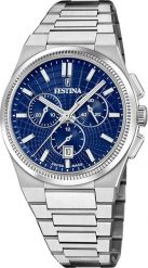 Zegarek męski Festina F20059-2 srebrny. Szare zegarki męskie Festina, bez wzorów, srebrne. Za 2,948.64 zł.