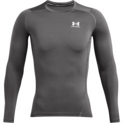 Bluza męska Under Armour HeatGear Long Sleeve. Szare bluzy męskie Under Armour, m, bez wzorów, bez ramiączek, bez kaptura. Za 119.99 zł.