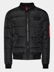Alpha Industries Kurtka zimowa Ma-1 Puffer Bomber 138116 Czarny Regular Fit. Czarne kurtki męskie Alpha Industries, na zimę, m, bez wzorów, z syntetyku, bez kaptura. Za 639.99 zł.