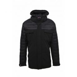 Parka Peak Mountain Cantheon. Czarne parki męskie Peak Mountain, na zimę, xl, bez wzorów, z puchu, bez kołnierzyka, bez kaptura. Za 475.00 zł.